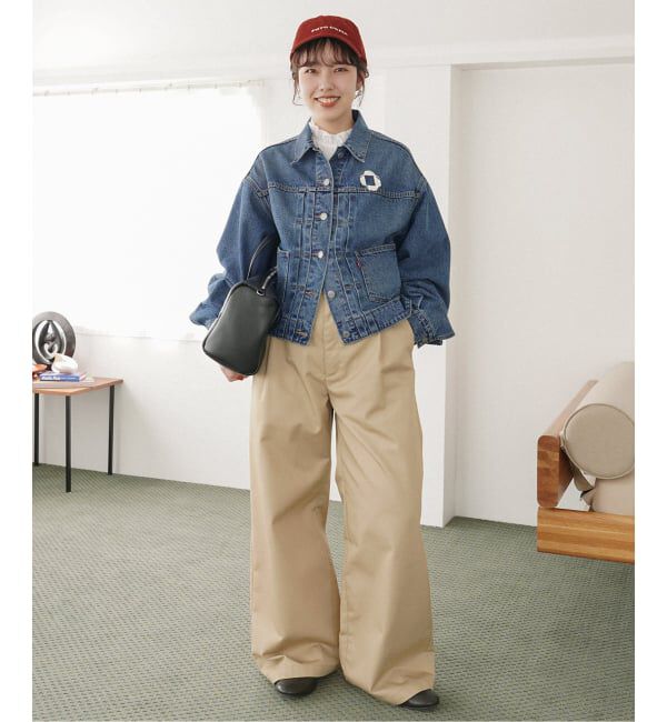 SLOBE IENA「《追加》Levi&rsquo;s/リーバイス SLOBE別注 BALLOON SLEEVE TRACKER デニムジャケット」|デニムジャケット|