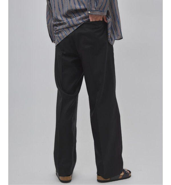 EDIFICE「PIPED STEM パンツ」|スラックス|