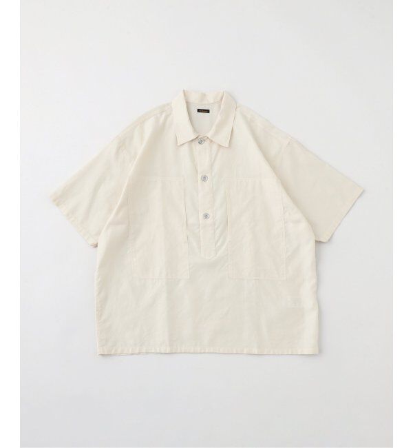 EDIFICE「ETS.MATERIAUX(マテリオ) M-35 ARMY プルオーバー」|シャツ・ブラウス|ホワイト A