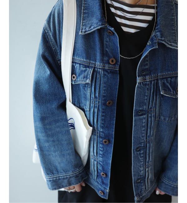 journal standard luxe「12OZデニム ルーズジャケット」|デニムジャケット|ネイビー