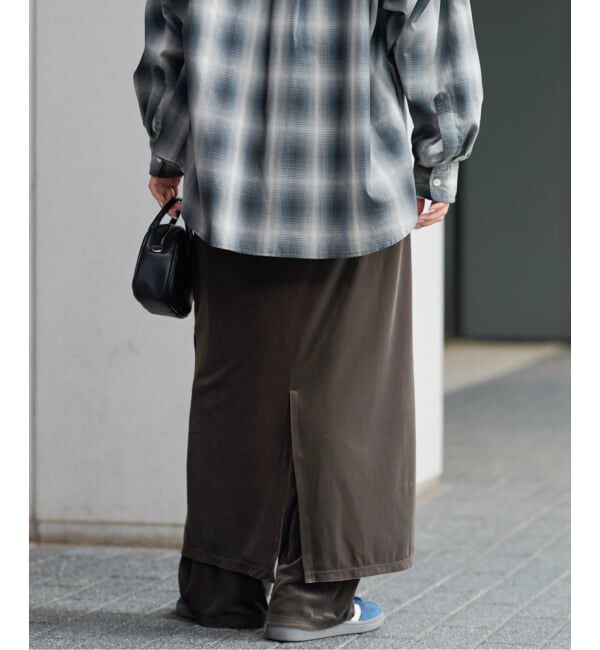 JOURNAL STANDARD relume「ベロアコードライントラックスカート」|スカート|