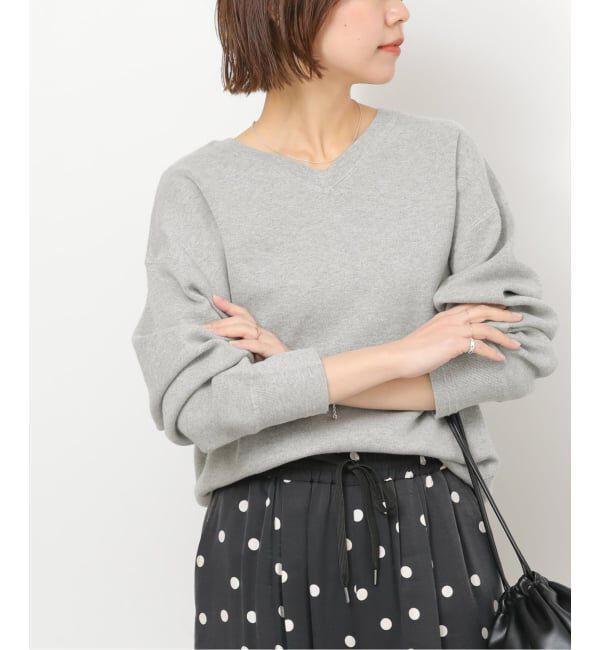 JOURNAL STANDARD relume「《予約》ウォッシャブルニットジャージー2WAYプルオーバー」|ニット・セーター|グレーA