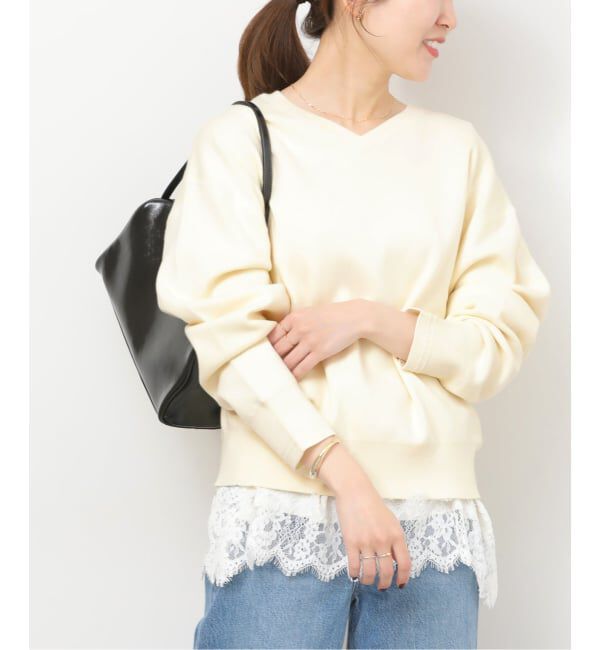 JOURNAL STANDARD relume「《予約》ウォッシャブルニットジャージー2WAYプルオーバー」|ニット・セーター|