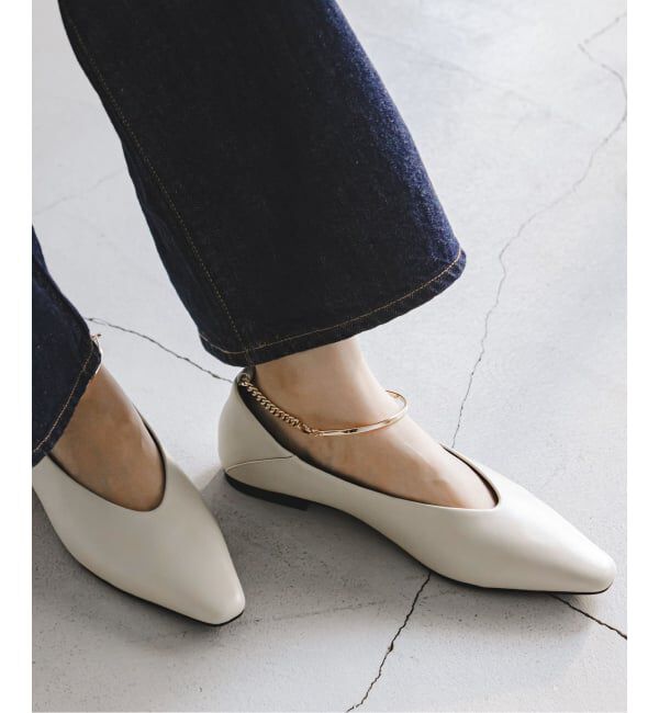 NOBLE「《NOBLE別注》REMME/レメ アンクレットフラットシューズ」|その他|