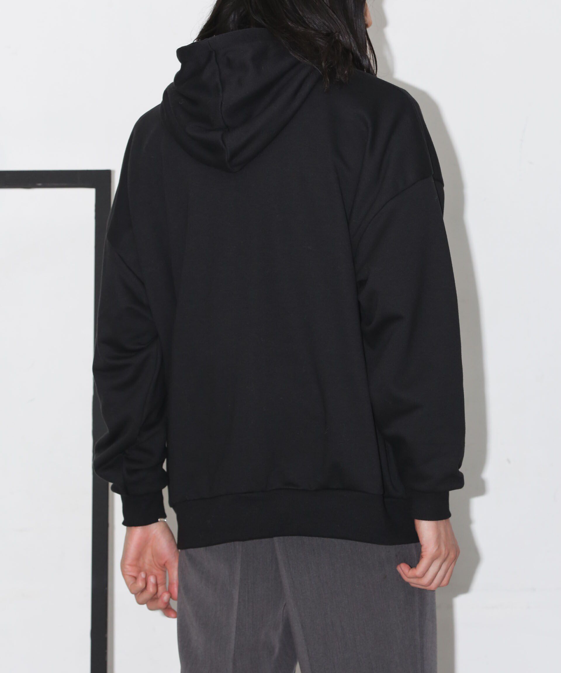 nano･universe「ビックシルエットフーディー」|パーカー|