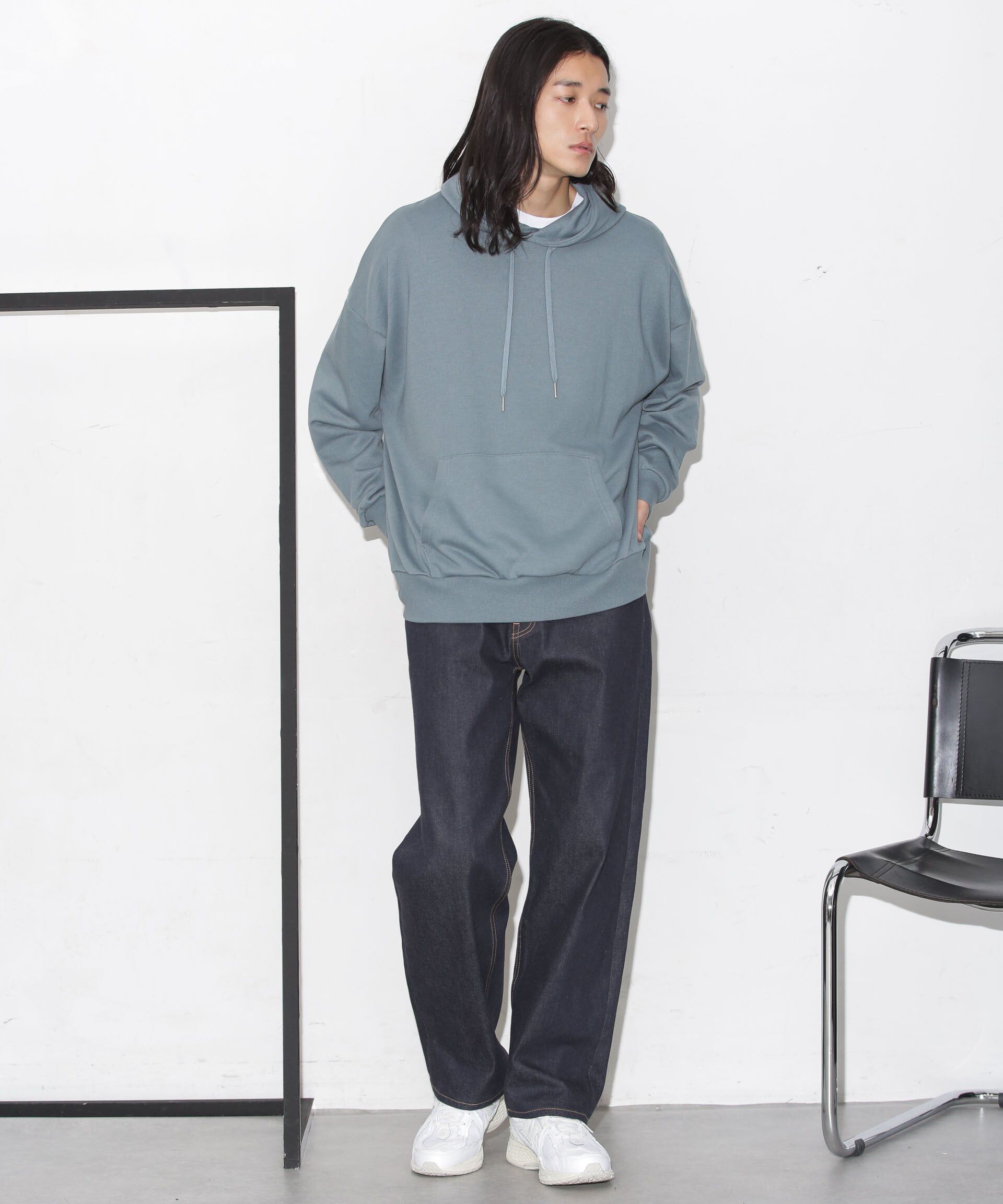 nano･universe「ビックシルエットフーディー」|パーカー|