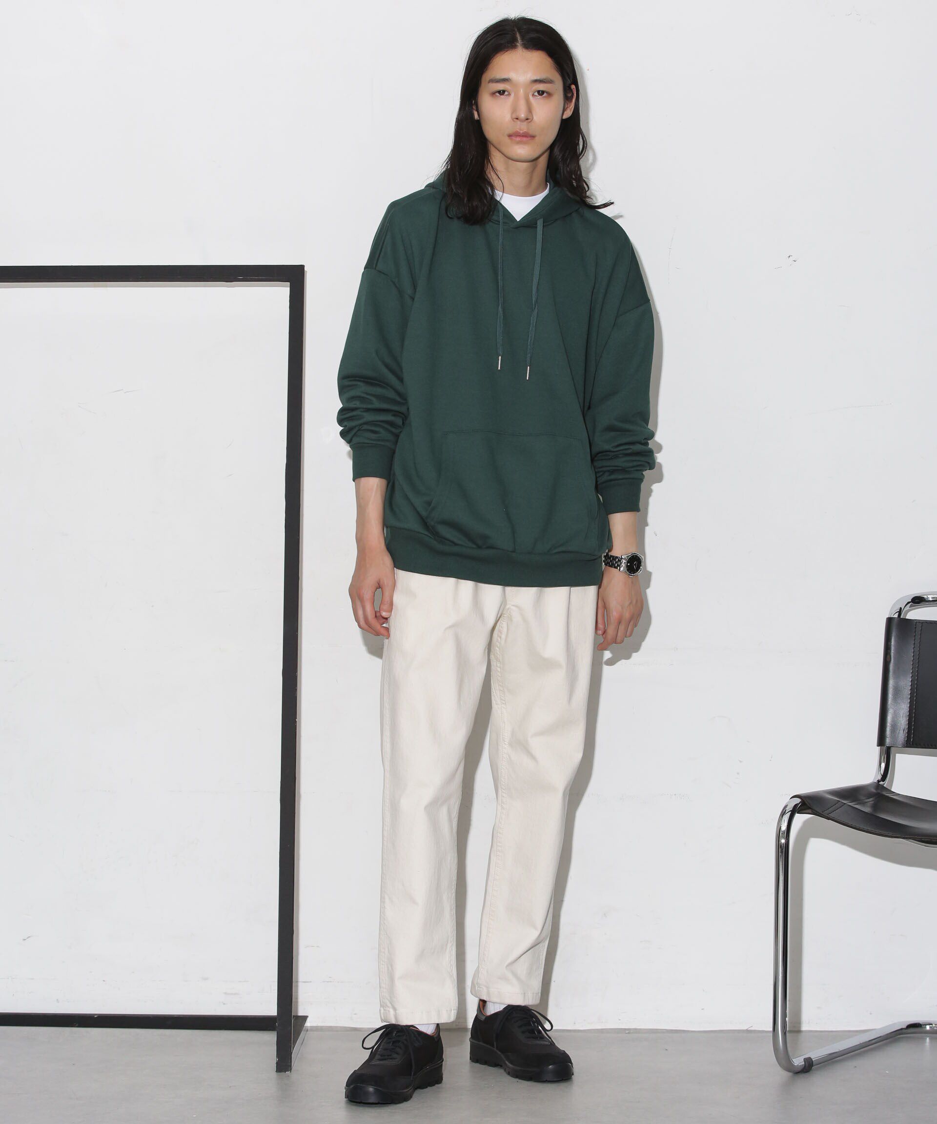 nano･universe「ビックシルエットフーディー」|パーカー|