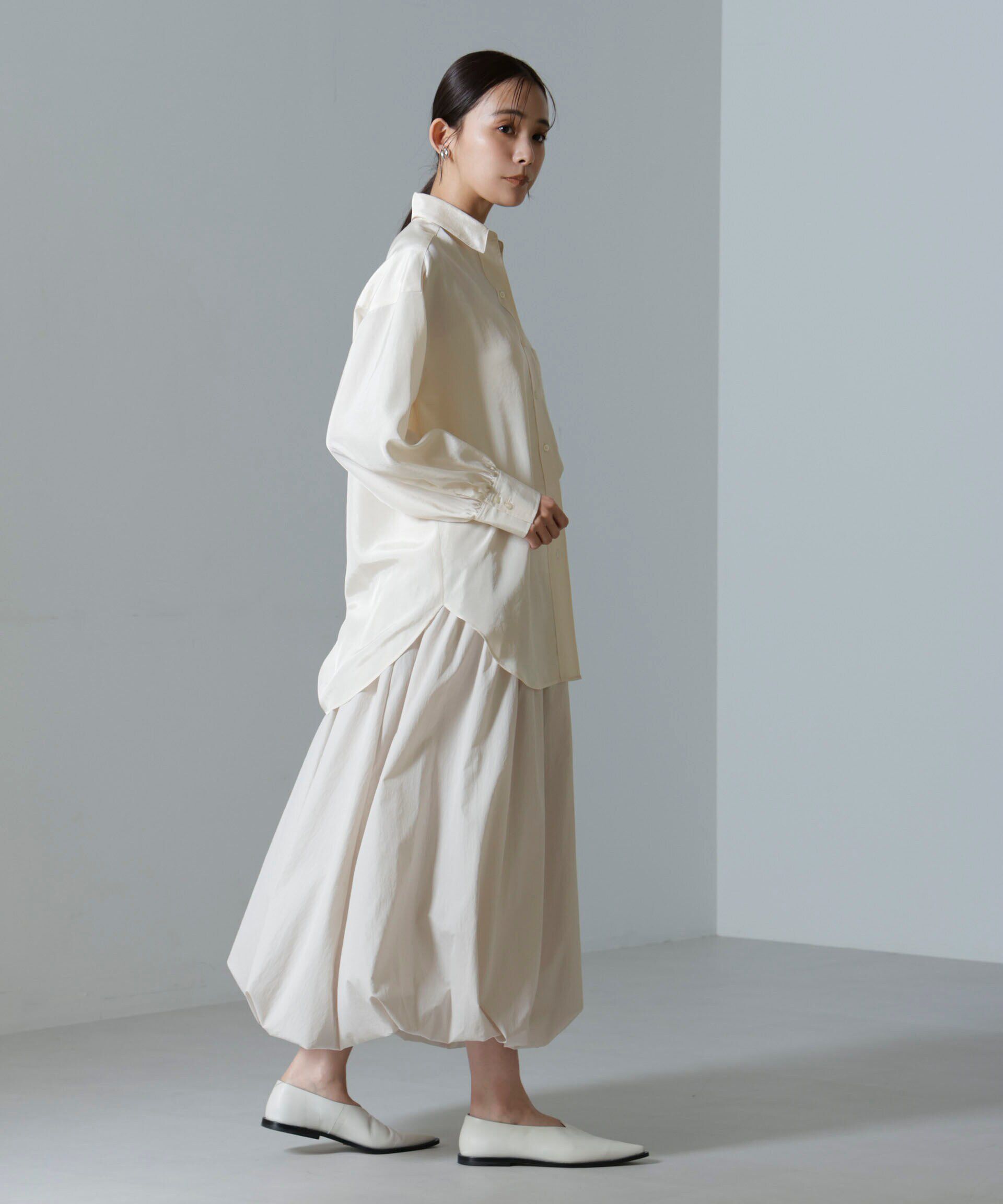 nano･universe「タフタバルーンスカート」|スカート|