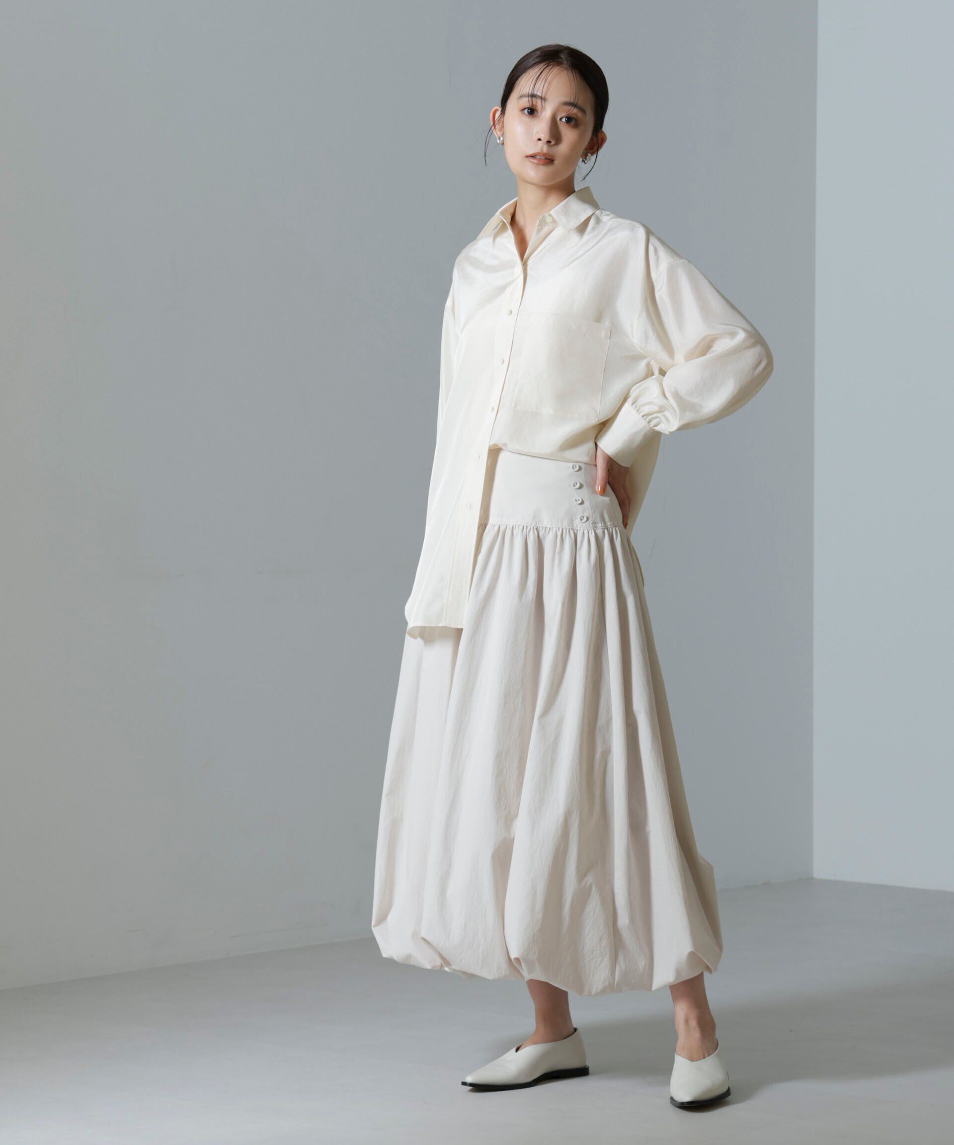 nano･universe「タフタバルーンスカート」|スカート|