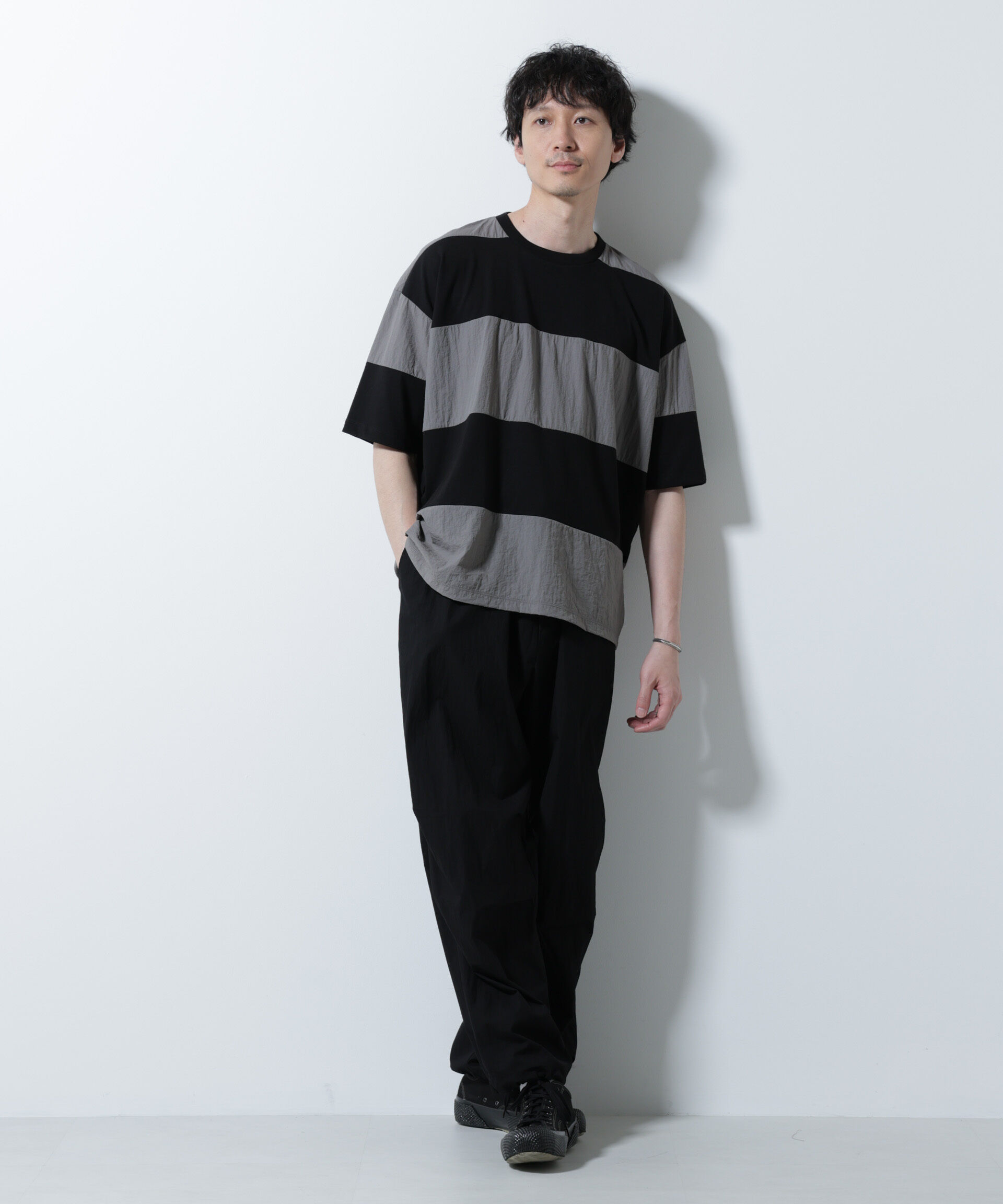 nano･universe「ライトウェイトバギーパンツ」|チノ|