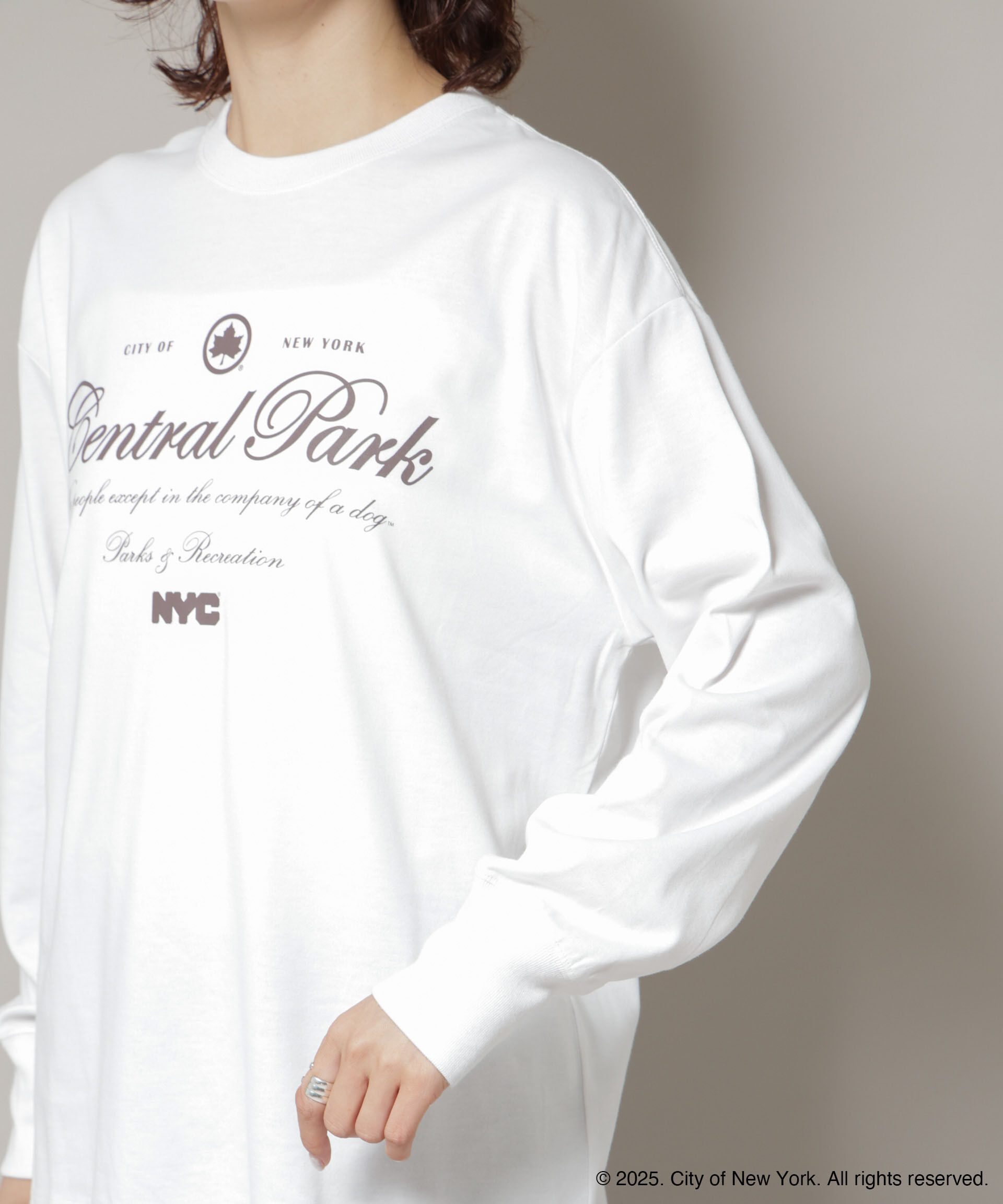 nano･universe「GOOD ROCK SPEED&times;Anti Soaked(R) 汗染み防止 NYC ロンT」|Tシャツ・カットソー|