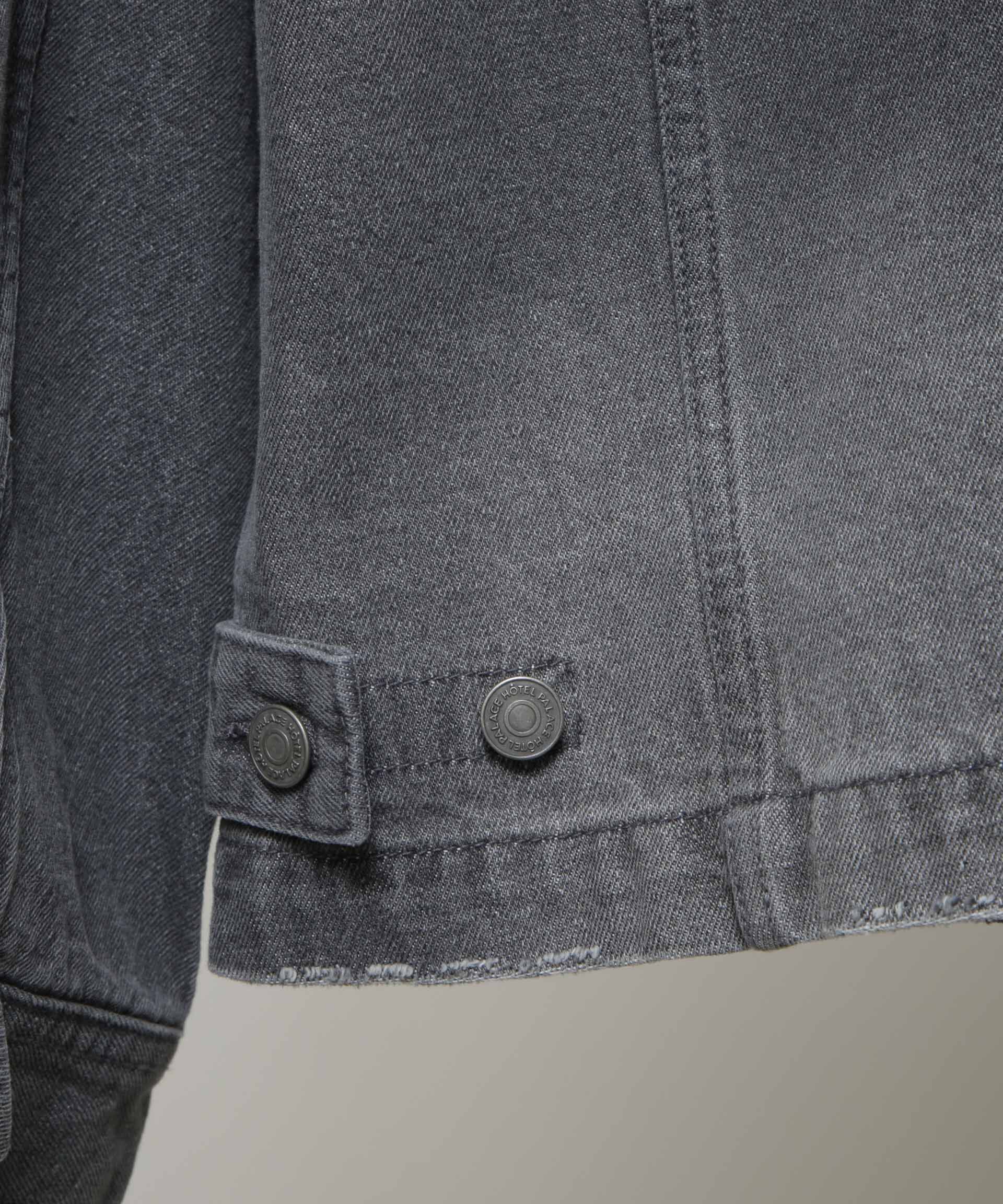 nano･universe「｢HOTEL PALACE｣ フェードデニムカバーオールジャケット」|ブルゾン・スタジャン|