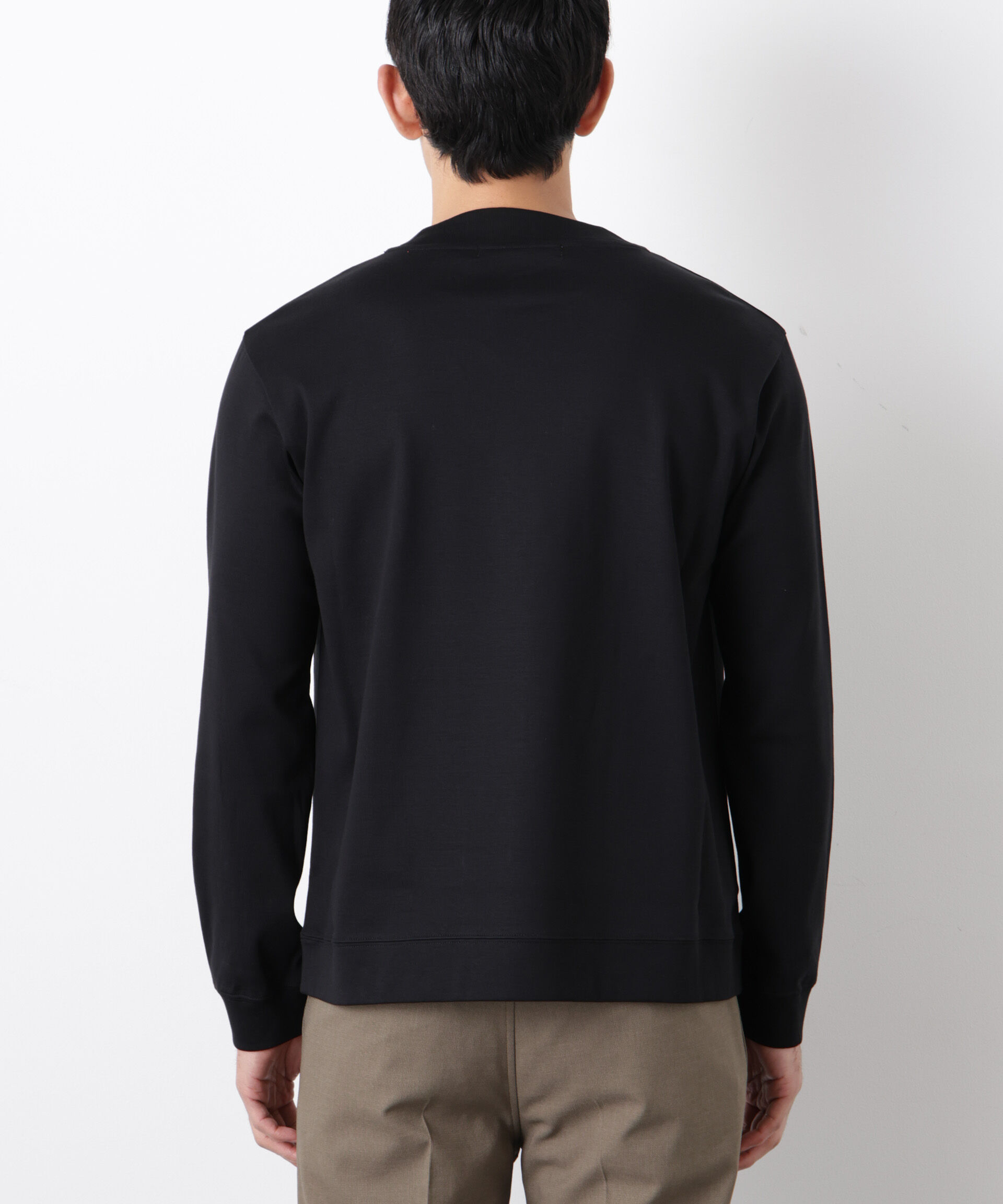 nano･universe「「FORMAL JERSEY」モックネックカットソー長袖」|Tシャツ・カットソー|