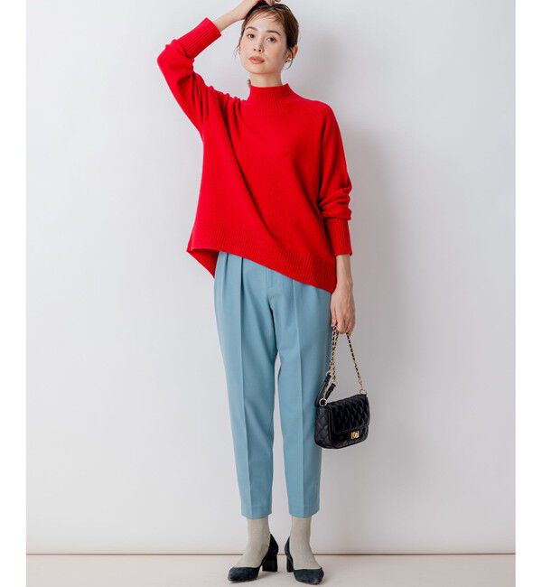 組曲「【8色展開・WEB限定】ウールカシミヤミックス ハイネック ニット」|ニット・セーター|