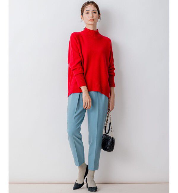 組曲「【8色展開・WEB限定】ウールカシミヤミックス ハイネック ニット」|ニット・セーター|