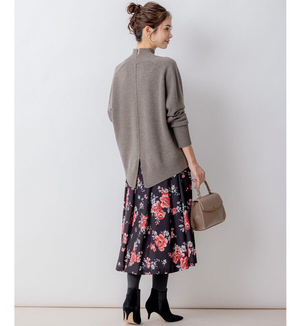 組曲「【8色展開・WEB限定】ウールカシミヤミックス ハイネック ニット」|ニット・セーター|