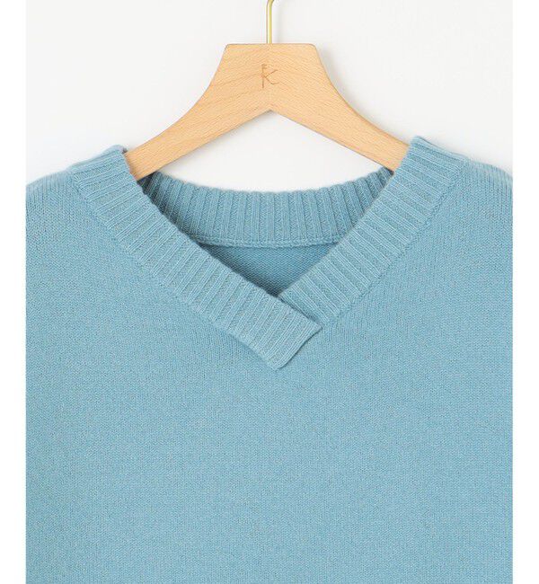 組曲「【WEB限定】ウールカシミヤミックスVネック ニット」|ニット・セーター|