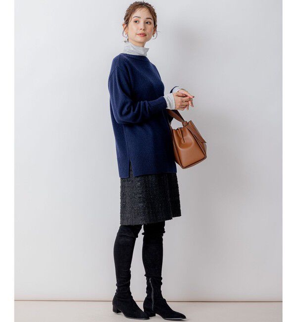 組曲「【WEB限定】ウールカシミヤミックスVネック ニット」|ニット・セーター|