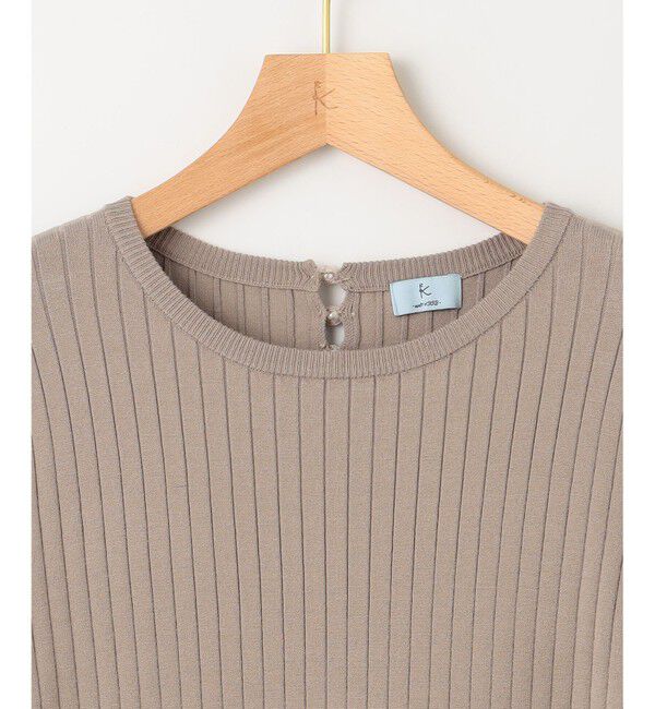 組曲「【WEB限定】リブニットコンビワンピース」|ワンピース|