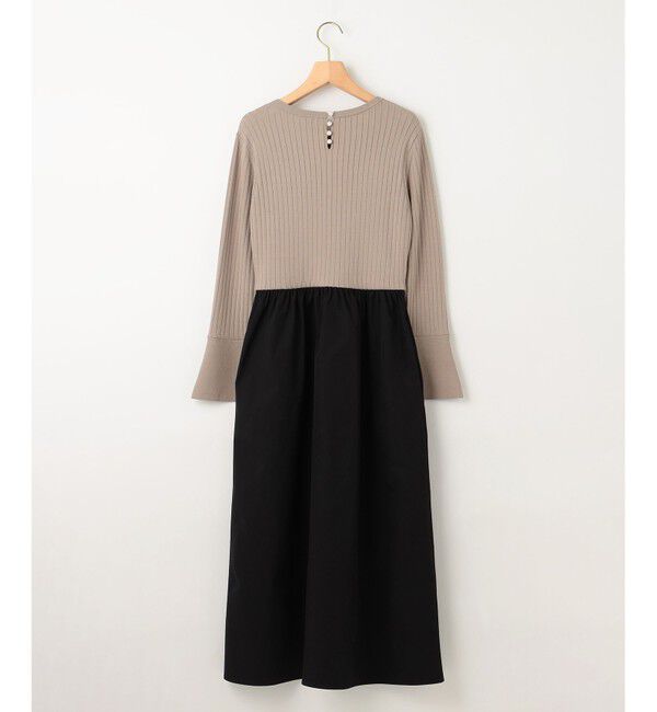 組曲「【WEB限定】リブニットコンビワンピース」|ワンピース|