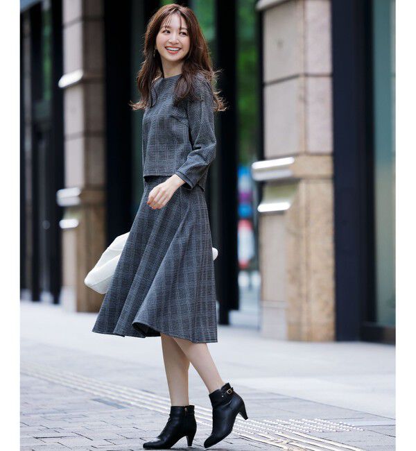 ANY SIS「【ご好評につき追加生産！】カットジャガード セットアップ」|ドレス|