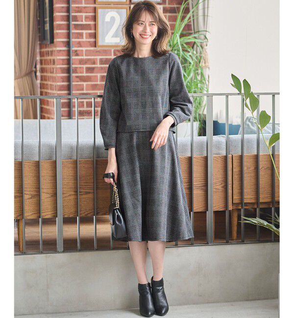 ANY SIS「【ご好評につき追加生産！】カットジャガード セットアップ」|ドレス|