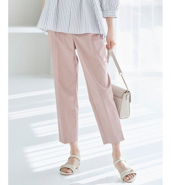ANY SIS「【接触冷感・UVカット・撥水】クールタッチテーパード パンツ」|その他|ピンク