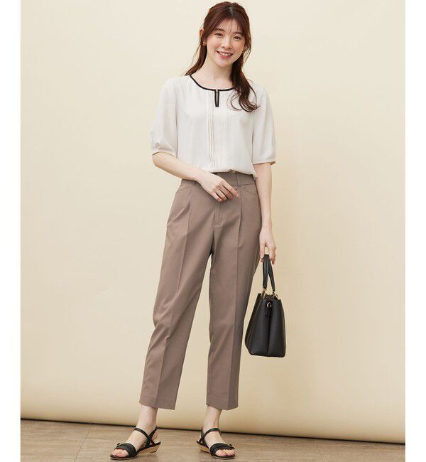 ANY SIS「【接触冷感・UVカット・撥水】クールタッチテーパード パンツ」|その他|