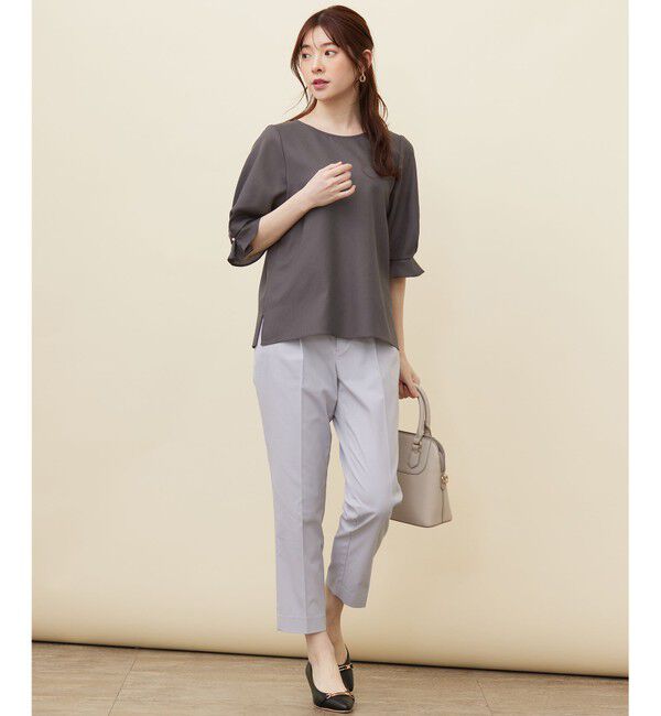 ANY SIS「【接触冷感・UVカット・撥水】クールタッチテーパード パンツ」|その他|