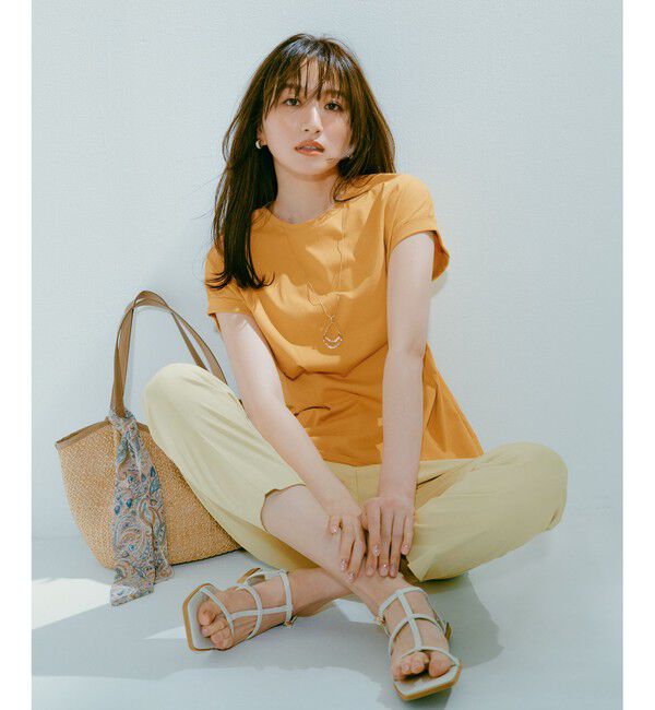 ANY SIS「【接触冷感・UVカット・撥水】クールタッチテーパード パンツ」|その他|