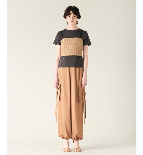 GRACE CONTINENTAL「ニットライクレースビスチェ」|その他|