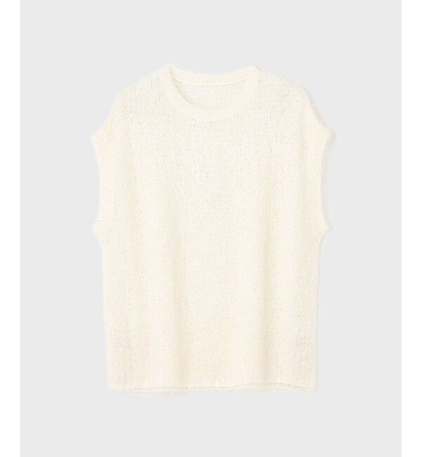  「フィルムヤーンニットベスト」|ベスト・ジレ|