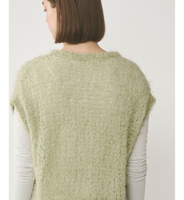  「フィルムヤーンニットベスト」|ベスト・ジレ|