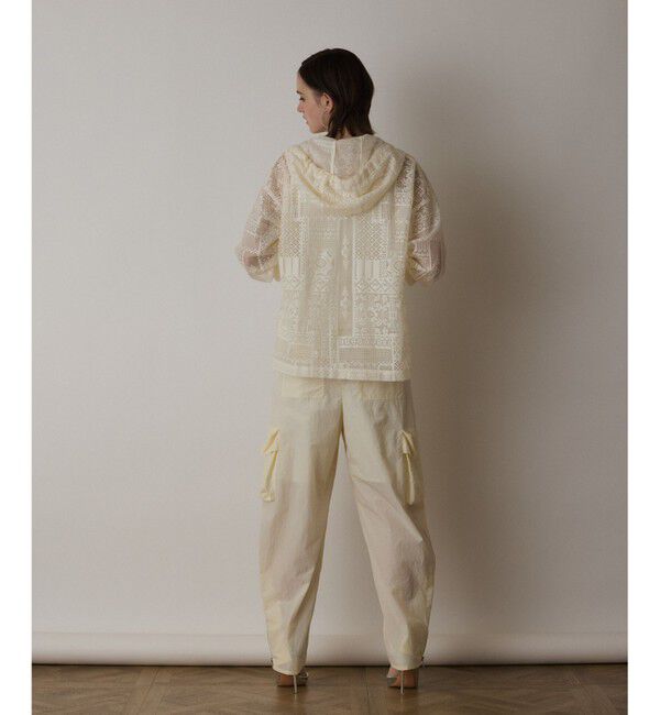 GRACE CONTINENTAL「キカレースフード付トップ」|シャツ・ブラウス|