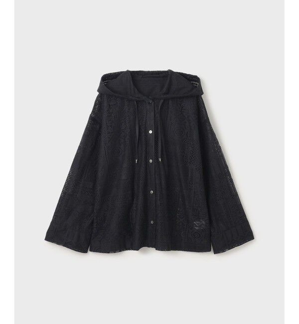 GRACE CONTINENTAL「キカレースフード付トップ」|シャツ・ブラウス|