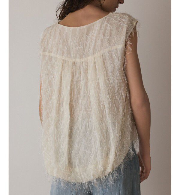  「フリンジギャザートップ」|Tシャツ・カットソー|