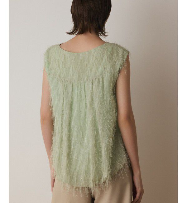  「フリンジギャザートップ」|Tシャツ・カットソー|