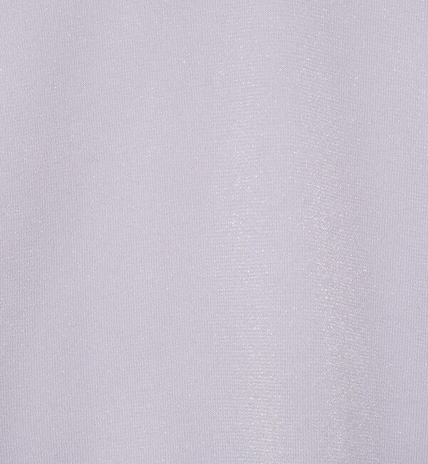 NOLLEY'S「《手洗い可能》《アンサンブル対応》シアーラメ天竺5分袖プルオーバーニット」|ニット・セーター|