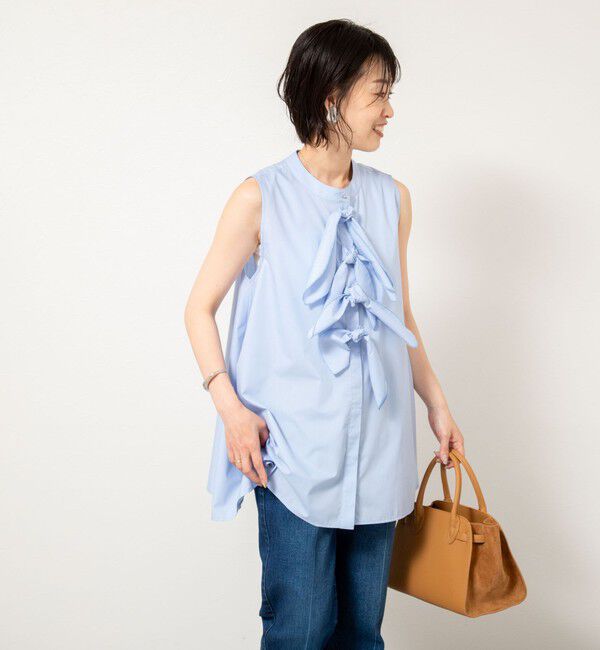 NOLLEY'S「リボンAラインシャツ」|シャツ・ブラウス|