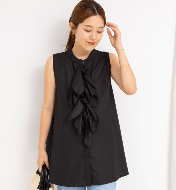 NOLLEY'S「リボンAラインシャツ」|シャツ・ブラウス|