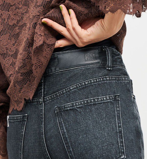 Rie Miller「【RM denim】ハイウエストソフトフレアデニム」|デニム|