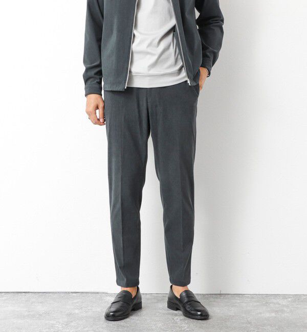 NOLLEY'S goodman「《ビジカジ/セットアップ対応》トリコットコーデュロイ ストレッチ イージーPT 25AW」|チノ|