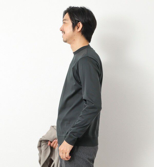 NOLLEY'S goodman「《ビジカジ対応》シルケットスムースドレスL/S Tシャツ 25AW」|Tシャツ・カットソー|