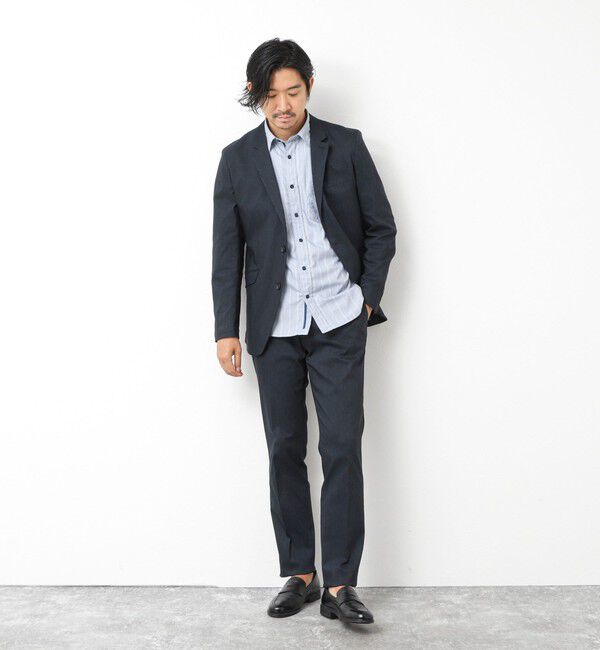 Stutostein「《ビジカジ/セットアップ対応》ピンヘッドストレッチ JKT 25AW」|テーラードジャケット|