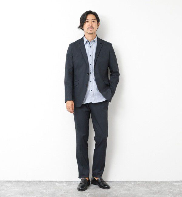 Stutostein「《ビジカジ/セットアップ対応》ピンヘッドストレッチ JKT 25AW」|テーラードジャケット|