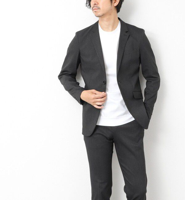 Stutostein「《ビジカジ/セットアップ対応》ピンヘッドストレッチ JKT 25AW」|テーラードジャケット|