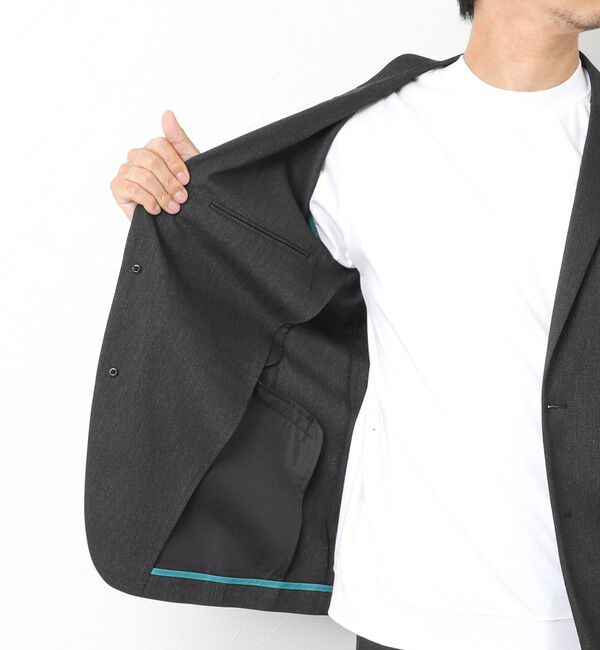 Stutostein「《ビジカジ/セットアップ対応》ピンヘッドストレッチ JKT 25AW」|テーラードジャケット|