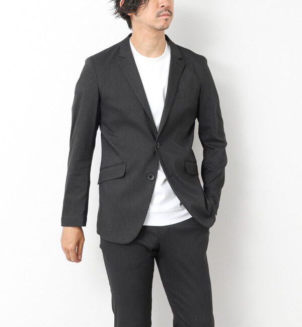 Stutostein「《ビジカジ/セットアップ対応》ピンヘッドストレッチ JKT 25AW」|テーラードジャケット|