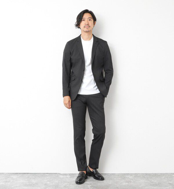 Stutostein「《ビジカジ/セットアップ対応》ピンヘッドストレッチ JKT 25AW」|テーラードジャケット|