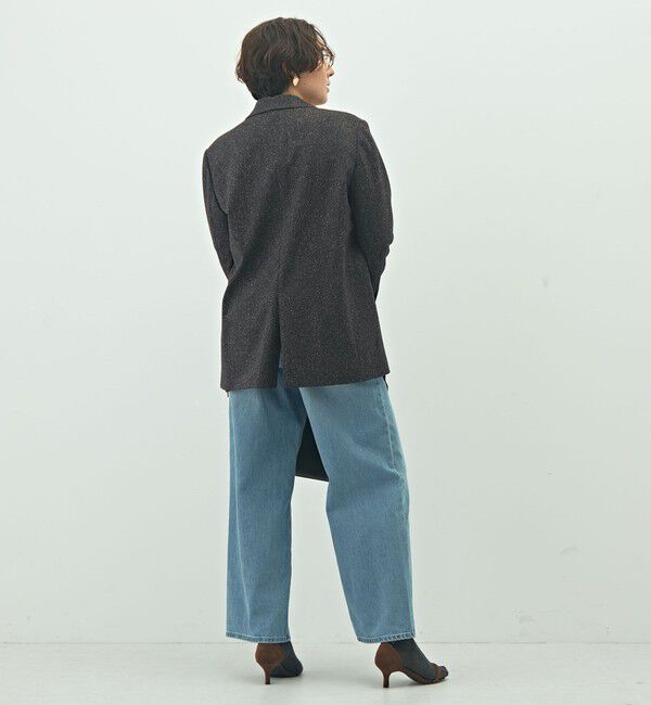 NOLLEY'S sophi「シルクネップツイードオーバージャケット」|テーラードジャケット|